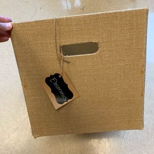 Set of 6 BHG canvas storage cubes/totes